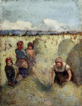  pissarro - haymaking Camille Pissarro